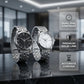 ⌚ 50 % RABATT NU! 👔 Klassisk herr elegant kvartsur – rostfritt stål, mineralglas & tidlös affärsestetik ✨
