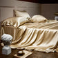 🛏️ 50 % RABATT NU! 🌙 Luxury pure mulberry silk sängkläder set med 4 delar – 25 momme, hypoallergen & temperaturreglerande – perfekt för känslig hud 💤