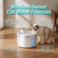 🐱 50 % RABATT NU! 💧 Trådlös automatisk vattenfontän för katter – smart rörelsesensor, IPX7 vattentät & tyst drift – perfekt för katter som älskar rinnande vatten 🏠