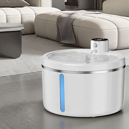 🐱 50 % RABATT NU! 💧 Trådlös automatisk vattenfontän för katter – smart rörelsesensor, IPX7 vattentät & tyst drift – perfekt för katter som älskar rinnande vatten 🏠