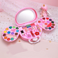 💄 50 % RABATT NU! 🎀 Tvättbar sminkleksaksset för barn med bärbar rosa handväska – säkra formler, vikbara paletter & komplett kit – perfekt present för små fashionistas ✨
