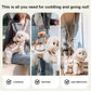 🐱 50 % RABATT NU! 🎒 2-i-1 bärsele för små hundar & katter – vadderad axelrem, ventilerande tyg & justerbar passform 🐾