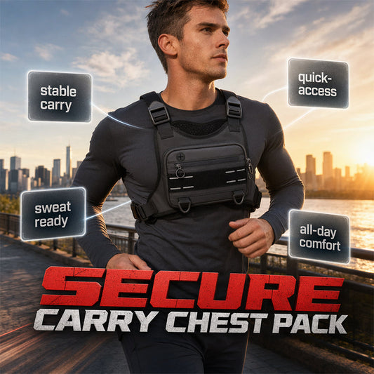 🎒 50 % RABATT NU! 🏃 Lätt och andningsbar outdoor chest pack – stabil bärning, snabb åtkomst & ergonomisk passform – perfekt för löpning och vandring ✨