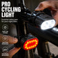🚲 50 % RABATT NU! 💡 USB-laddningsbart cykelljusset – intensiv ljusstyrka, stormtålig & bredvinkelstråle – för säker cykling i mörker 🌙