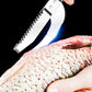 🐟 50 % RABATT NU! 🔪 Multifunktionell fiskkniv i rostfritt stål – ultravasst blad, tandad rygg för fjällning & ergonomiskt handtag – perfekt för filéering och urtagning 🍣