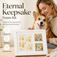 🐾 50 % RABATT NU! 🖼️ DIY-minneskit för husdjurs tassavtryck – bevara ett älskat minne för alltid med träram & lera 🐱
