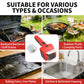 ⚡️ 50 % RABATT NU! 🧹 Rengöringsmedel för elgrillar med roterande stålborste – 700 RPM, sladdlös & utbytbara huvuden – perfekt för grillfester 🍖