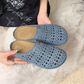 👡 50 % RABATT NU! 🌬️ Andningsbara mjuka nättofflor – 360° ventilation, lättvikt & dämpad komfort – perfekt för hemmet och utomhus ☀️