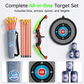 🏹 50 % RABATT NU! ✨ Kids bow and arrow archery toy set – LED-ljus, mjuka sugkoppspilar & justerbart pilkoger – perfekt för aktiva barn 🎯