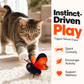 🦋 50 % RABATT NU! 🐱 Smart sensorisk fladdrande fjarileleksak för katter – instinktstyrd, mjuk & hållbar – perfekt för aktiv inomhuslek ✨