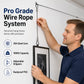 🔗 50 % RABATT NU! 💪 Professionellt wirerepsystem i 304 rostfritt stål – 100 kg dragbelastning & smidig höjdjustering 🎨