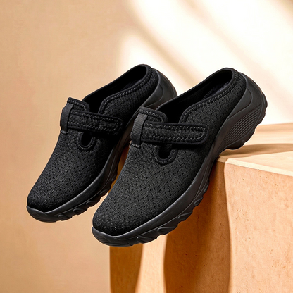 👟 50 % RABATT NU! 🚶‍♀️ Gå längre utan trötta fötter – bekväma promenadskor för kvinnor – dämpad plattform, andningsbart överdel & enkel slip-on ☀️
