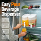 🧊 50 % RABATT NU! 🥤 3,5L dryckesbehållare med inbyggd kran – PP-material av livsmedelskvalitet, stor öppning & platsbesparande design – perfekt för kylskåpet ☀️