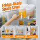 🧊 50 % RABATT NU! 🥤 3,5L dryckesbehållare med inbyggd kran – PP-material av livsmedelskvalitet, stor öppning & platsbesparande design – perfekt för kylskåpet ☀️