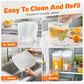 🧊 50 % RABATT NU! 🥤 3,5L dryckesbehållare med inbyggd kran – PP-material av livsmedelskvalitet, stor öppning & platsbesparande design – perfekt för kylskåpet ☀️
