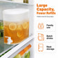 🧊 50 % RABATT NU! 🥤 3,5L dryckesbehållare med inbyggd kran – PP-material av livsmedelskvalitet, stor öppning & platsbesparande design – perfekt för kylskåpet ☀️