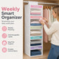 👕 50 % RABATT NU! 🧺 5-facks hängande garderobsorganizer – platsbesparande, robust & mångsidig – perfekt för kläder, accessoarer & skor 🏠