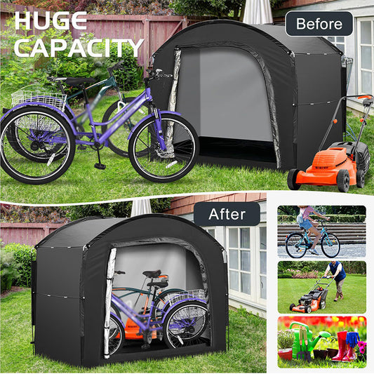 🚲 50 % RABATT NU! ⛺ Waterproof bicycle storage tent – rymlig, väderskyddande & snabb åtkomst – perfekt för cyklar och utomhusutrustning 🌧️