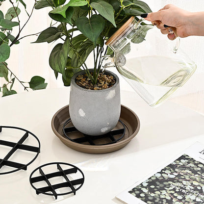 🌱 50 % RABATT NU! 🌿 Rotskyddande kruklyftare – lyfter krukor, främjar luftcirkulation & håller golv rena – perfekt för inomhus och utomhus 🏠