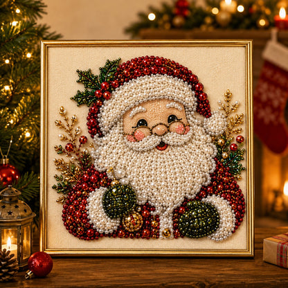 🎄 50 % RABATT NU! ✨ DIY jul pärl-diamantmålning konstkit – 5 klassiska motiv, skimrande pärlor & nybörjarvänligt – perfekt för mysiga vinterkvällar 🎨