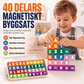 🧲 50 % RABATT NU! 🔢 Magnetiska bokstavs- och sifferkuber för barn – 40 delar, 360° stapling & lärande genom lek – perfekt för förskolebarn 📚