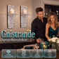 🕯️ 50 % RABATT NU! ✨ Krossade kristallgljuslyktor för vägg – set om 2 speglande lampetter med varm mysbelysning 🏠