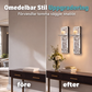 🕯️ 50 % RABATT NU! ✨ Krossade kristallgljuslyktor för vägg – set om 2 speglande lampetter med varm mysbelysning 🏠