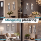 🕯️ 50 % RABATT NU! ✨ Krossade kristallgljuslyktor för vägg – set om 2 speglande lampetter med varm mysbelysning 🏠