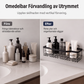🧴 50 % RABATT NU! 🚿 Borrfritt badrumshyllset – verktygsfri installation, rostfritt kolstål & 90° hörnpassning – perfekt för hyresgäster och husägare 🏠