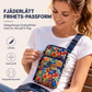 🌺 50 % RABATT NU! 🎒 Tryckt sportarmband och axelremsväska – blommig design, 3 fack & vattenavvisande – perfekt för löpning och vardag 🏃‍♀️