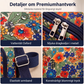 🌺 50 % RABATT NU! 🎒 Tryckt sportarmband och axelremsväska – blommig design, 3 fack & vattenavvisande – perfekt för löpning och vardag 🏃‍♀️