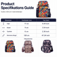 🌺 50 % RABATT NU! 🎒 Tryckt sportarmband och axelremsväska – blommig design, 3 fack & vattenavvisande – perfekt för löpning och vardag 🏃‍♀️
