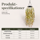 🌿 50 % RABATT NU! ☀️ Solcellsdriven hängande ljusslinga med pilblad – 66 LED-lampor, automatisk tändning & vädertålig – perfekt för trädgård och balkong 🌙