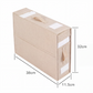 🧺 50 % RABATT NU! 📦 Hopfällbar förvaringslåda för lakan – rymmer Queen/King-set – andningsbart tyg & genomskinligt fönster – perfekt för garderoben 🛏️
