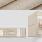 🧺 50 % RABATT NU! 📦 Hopfällbar förvaringslåda för lakan – rymmer Queen/King-set – andningsbart tyg & genomskinligt fönster – perfekt för garderoben 🛏️