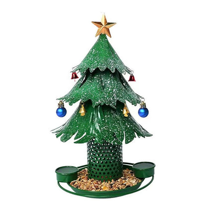 🎄 50 % RABATT NU! 🐦 Julfågelmatare i julgransform – metallkonstruktion, väderbeständig & enkel påfyllning – perfekt för trädgårdar och uteplatser ❄️