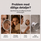 💄 50 % RABATT NU! 🔍 10x förstorande sminkspegel med LED-ljus och sugkopp – perfekt för felfri makeup och hudvård ✨
