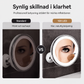 💄 50 % RABATT NU! 🔍 10x förstorande sminkspegel med LED-ljus och sugkopp – perfekt för felfri makeup och hudvård ✨