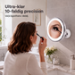 💄 50 % RABATT NU! 🔍 10x förstorande sminkspegel med LED-ljus och sugkopp – perfekt för felfri makeup och hudvård ✨