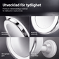 💄 50 % RABATT NU! 🔍 10x förstorande sminkspegel med LED-ljus och sugkopp – perfekt för felfri makeup och hudvård ✨
