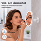 💄 50 % RABATT NU! 🔍 10x förstorande sminkspegel med LED-ljus och sugkopp – perfekt för felfri makeup och hudvård ✨