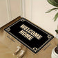 🚪 50 % RABATT NU! 😄 Funny text print welcome doormat – humoristisk design, hållbart material & lätt att rengöra – perfekt för entrén och köket 🏠