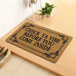 🚪 50 % RABATT NU! 😄 Funny text print welcome doormat – humoristisk design, hållbart material & lätt att rengöra – perfekt för entrén och köket 🏠