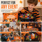 🎃 50 % RABATT NU! 🦇 Halloween leksaksset för festpåsar – pumpa, fladdermöss & spooky design – perfekt för fester, klassrum och godispåsar 👻