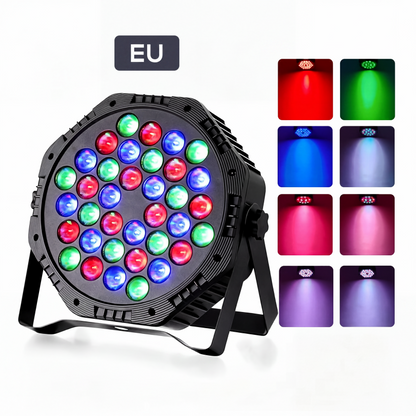 🎵 50 % RABATT NU! 🎤 Ljudreaktiv PAR-lampa – livlig färgbelysning, bred täckning & kompakt design – perfekt för fester, barer och scener 🎉