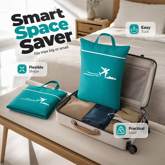 🧳  Köp 1 få 1 GRATIS! 🧺 Stor vattentät tvättpåse för resor – hållbar, läcksäker & rymlig – håller smutsiga kläder åtskilda på språng ✈️