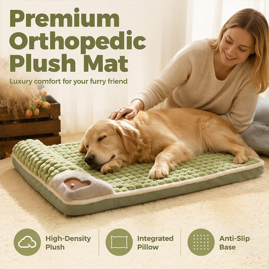 🛏️ 50 % RABATT NU! 🐾 Premium plush pet sleeping mat – ultra-mjuk, mysig & halksäker – perfekt för hundar och katter att vila i komfort 🌙