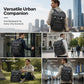 🎒 50 % RABATT NU! 📂 Ryggsäck med stor kapacitet – smart organisation, bekväm vaddering & slitstark urban stil – perfekt för jobb och resor 🌆