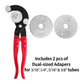 🔧 50 % RABATT NU! 🔩 Precisions rörböjare – kompakt manuell, hållbar konstruktion & ergonomiskt handtag – perfekt för koppar- och aluminiumrör 🛠️