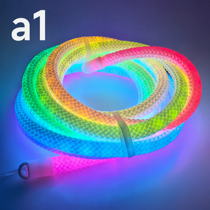 🐉 50 % RABATT NU! ✨ Dragon scale vävd LED-neonrepslampa – unik drakfjällsstruktur, Bluetooth-appstyrning & flexibel design – perfekt för sovrum, vardagsrum och fester 🏠
